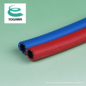 Mangueira de solda de borracha dupla reforçada flexível. Fabricado por Togawa Rubber Co., Ltd. Fabricado no Japão (tubo de mangueira de gás de borracha)